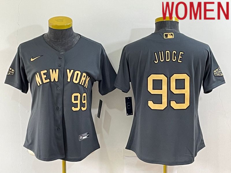 Women New York Yankees #99 Judge Grey 2022 All Star Game Nike MLB Jerseys->women mlb jersey->Women Jersey